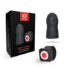 Wibrująca nakładka na penisa Super Striker Lengthening Penis Sleeve with Vibrations Black OTOUCH (E3) - obrazek 5