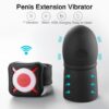 Wibrująca nakładka na penisa Super Striker Lengthening Penis Sleeve with Vibrations Pink OTOUCH (E3) - obrazek 4