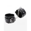 Kajdanki na kostki Ankle Cuffs czarne Taboom (E3) - obrazek 3