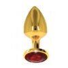Korek analny Butt Plug With Diamond Jewel Gold L Taboom (E3) - obrazek 3