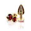 Korek analny Butt Plug With Diamond Jewel Gold L Taboom (E3) - obrazek 5