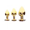 Korek analny Butt Plug With Diamond Jewel Gold L Taboom (E3) - obrazek 6