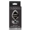 Taboom Butt Plug With Diamond Jewel Silver L