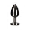 Korek analny Butt Plug With Diamond Jewel Silver L Taboom (E3) - obrazek 3