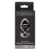 Taboom Butt Plug With Diamond Jewel Silver M