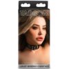 Taboom Elegant D-Ring Collar Black