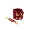 Kajdanki Wrist Cuffs czerwone Taboom (E3) - obrazek 4