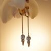 Klamerki na łechtaczkę Non-pierced clitoral jewelry dangle with snowman Upko (E3) - obrazek 4