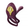 Pierscień na penisa Bayek Velvet Purple (E3) - obrazek 11