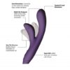 Wibrator króliczek Je Joue Flex Rabbit Vibrator Purple (E3) - obrazek 9