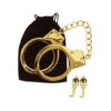 Taboom kajdanki Gold Plated BDSM (E3) - obrazek 6
