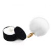 Upko korek analny mały Rabbit Fur Bunny Tail (E3) - obrazek 3