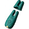 Wibrujące klamerki na sutki Zalo Nave Turquoise Green (E3) - obrazek 3